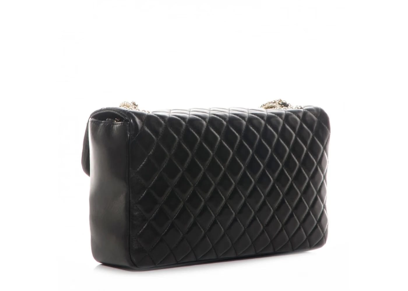 Chanel Flap Westminister Pearl Quilted Medium Black