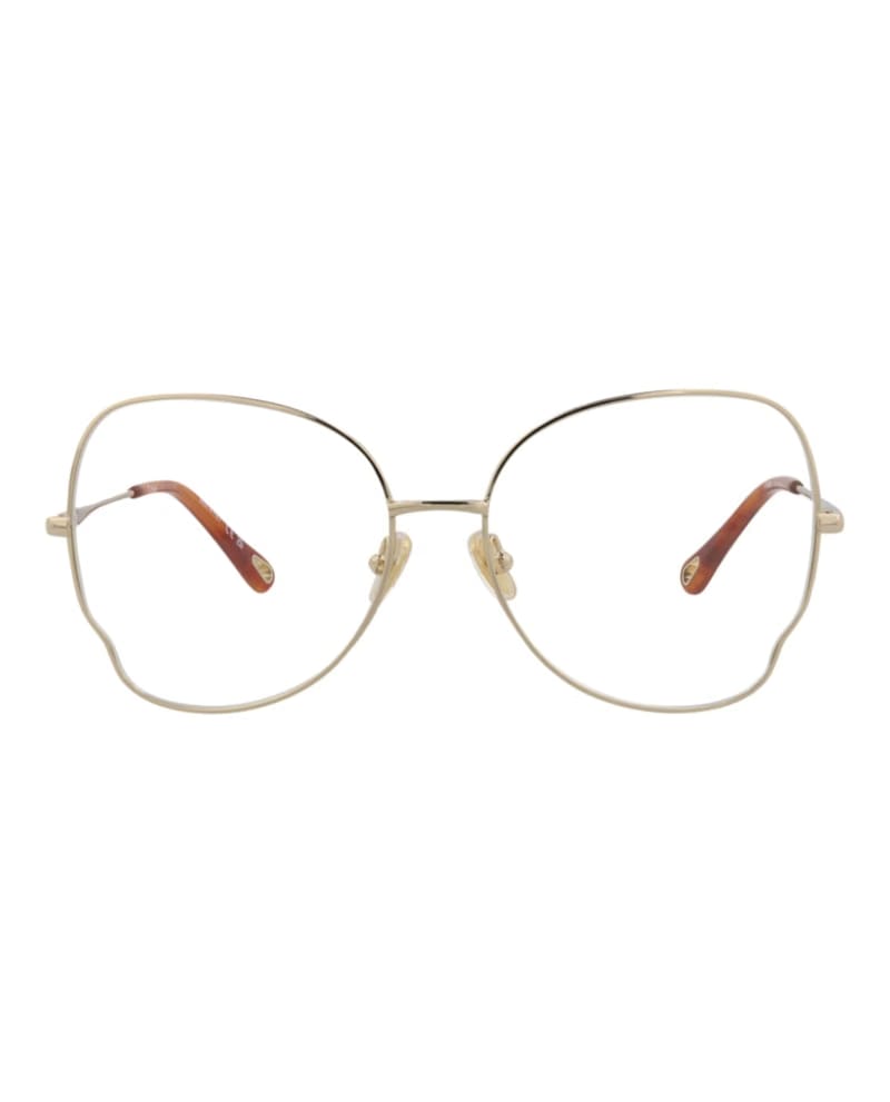 Chloe Cat Eye-Frame Metal Optical Frames Gold Gold Transparent (CH0098O-30012434-005)