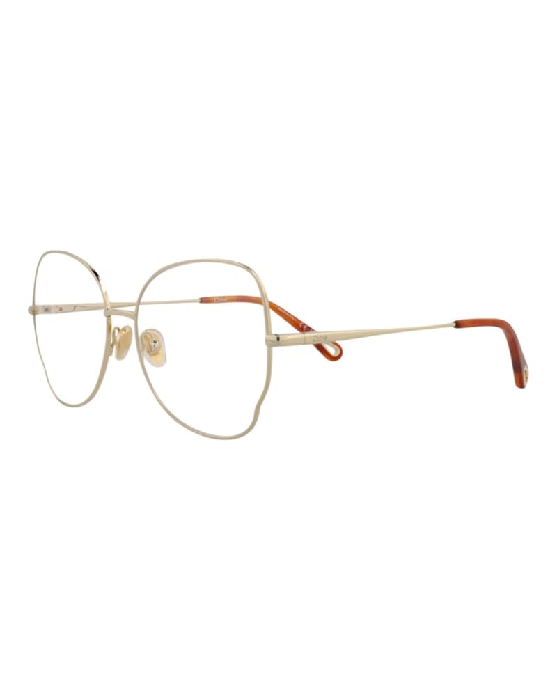 Chloe Cat Eye-Frame Metal Optical Frames Gold Gold Transparent (CH0098O-30012434-005)