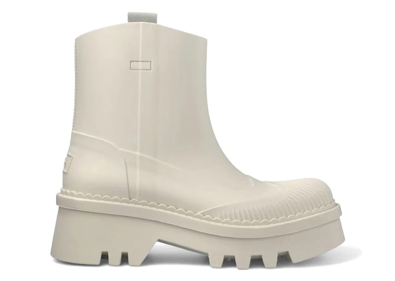 Chloe Raina 55mm Slip-On Boots White (Women's)