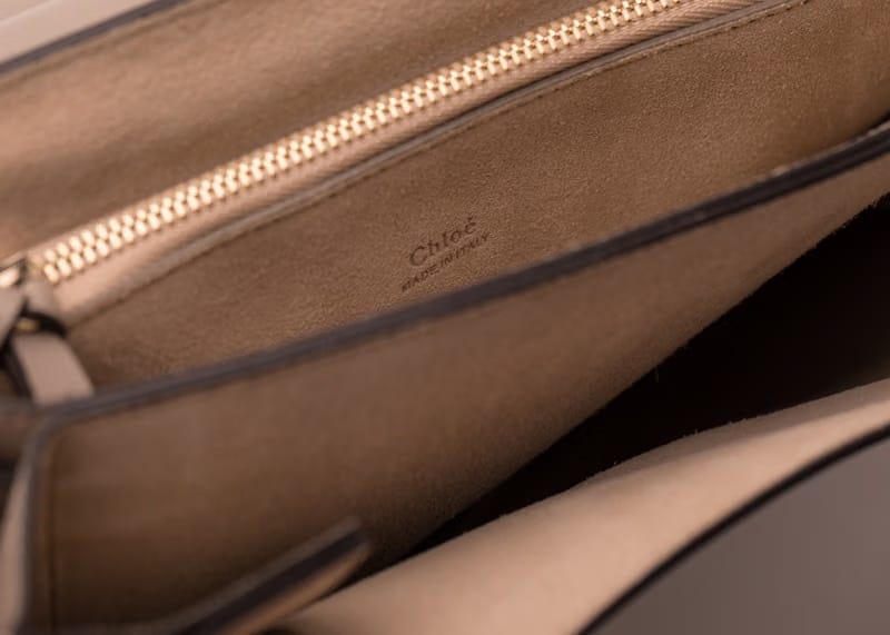 Chloe Faye Shoulder Bag Medium Motty Grey
