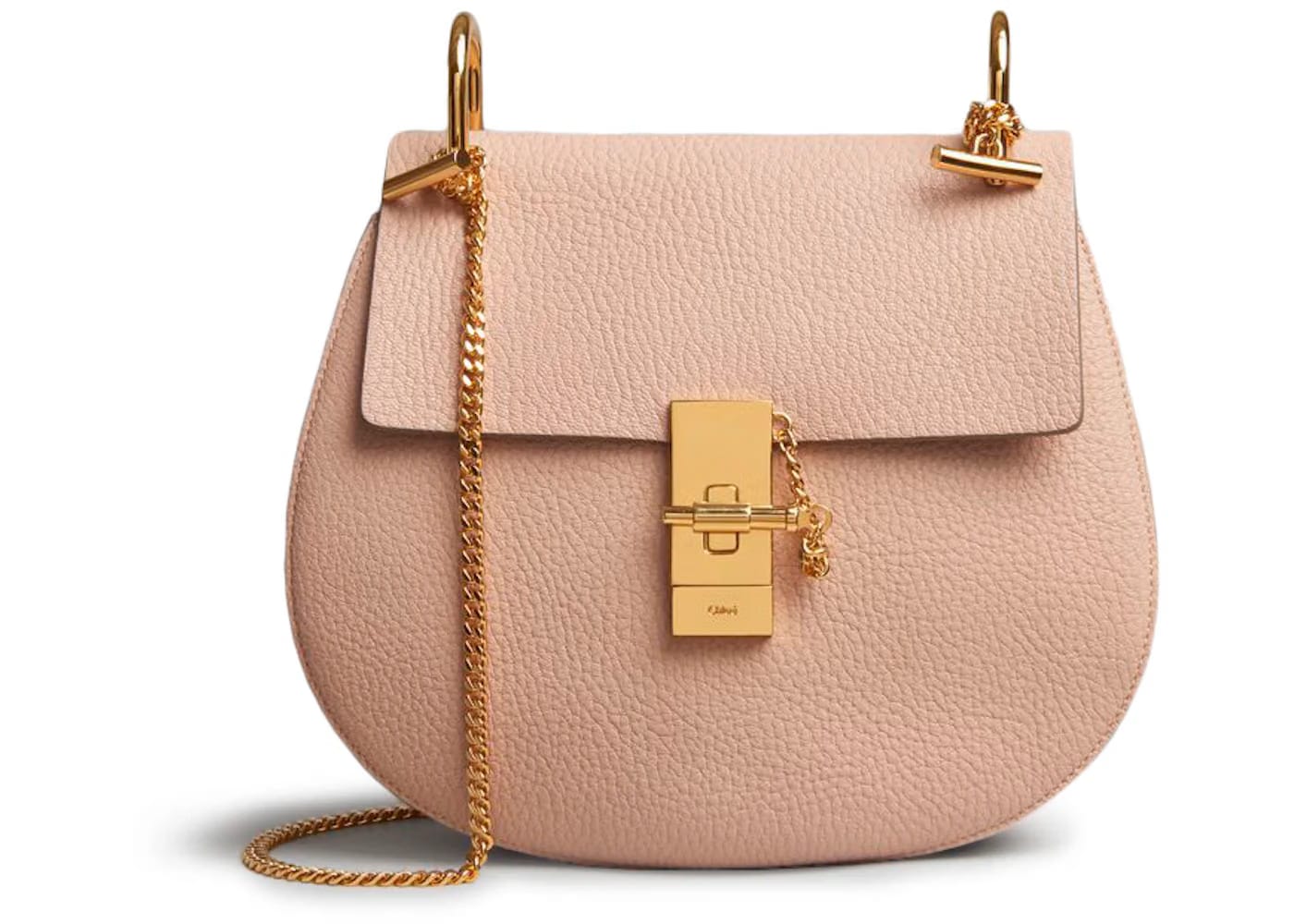 Chloe Drew Small Grain Cement Pink