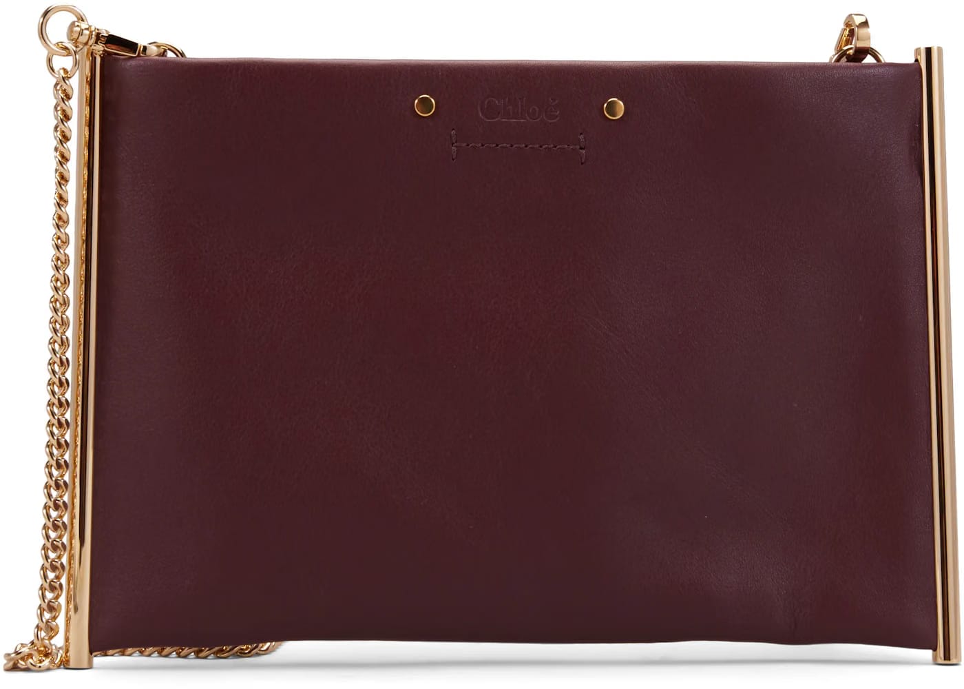 Chloe Roy Clutch Mini Burnt Brown