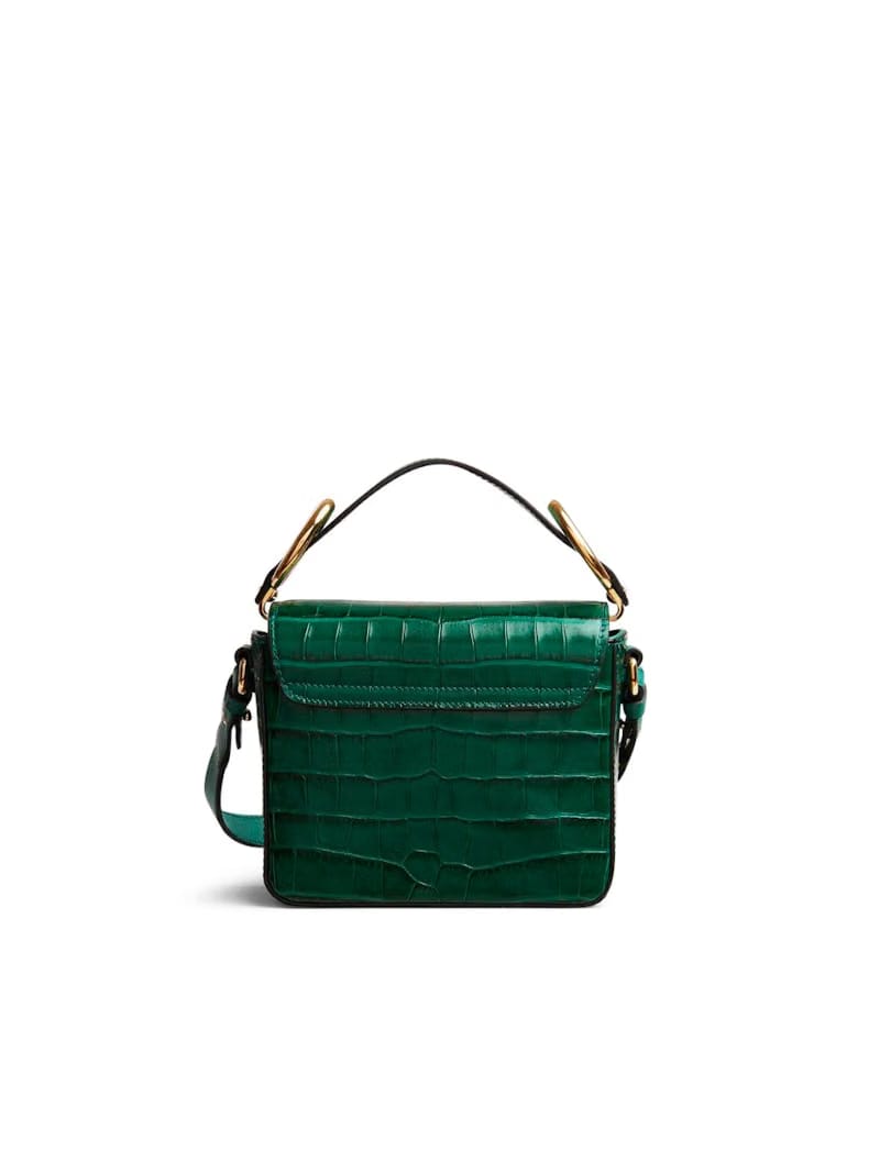 Chloe C Calfskin Croco Mini Woodsy Green