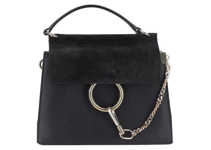 Chloe Faye Crossbody Bag Mini Black