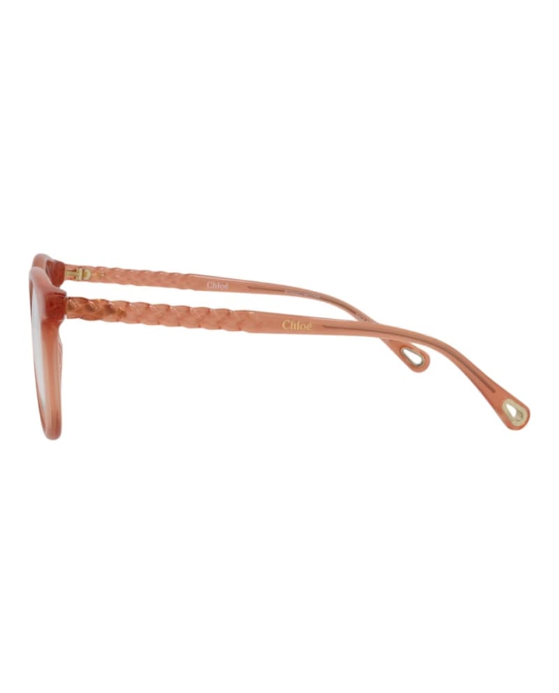 Chloe Round-Frame Bio Injection Optical Frames Pink Pink Transparent (CH0006O-30009871-001)