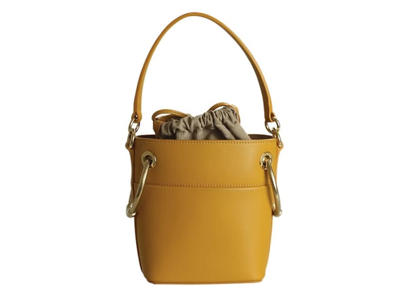 Chloe Roy Bucket Bag Small Yellow