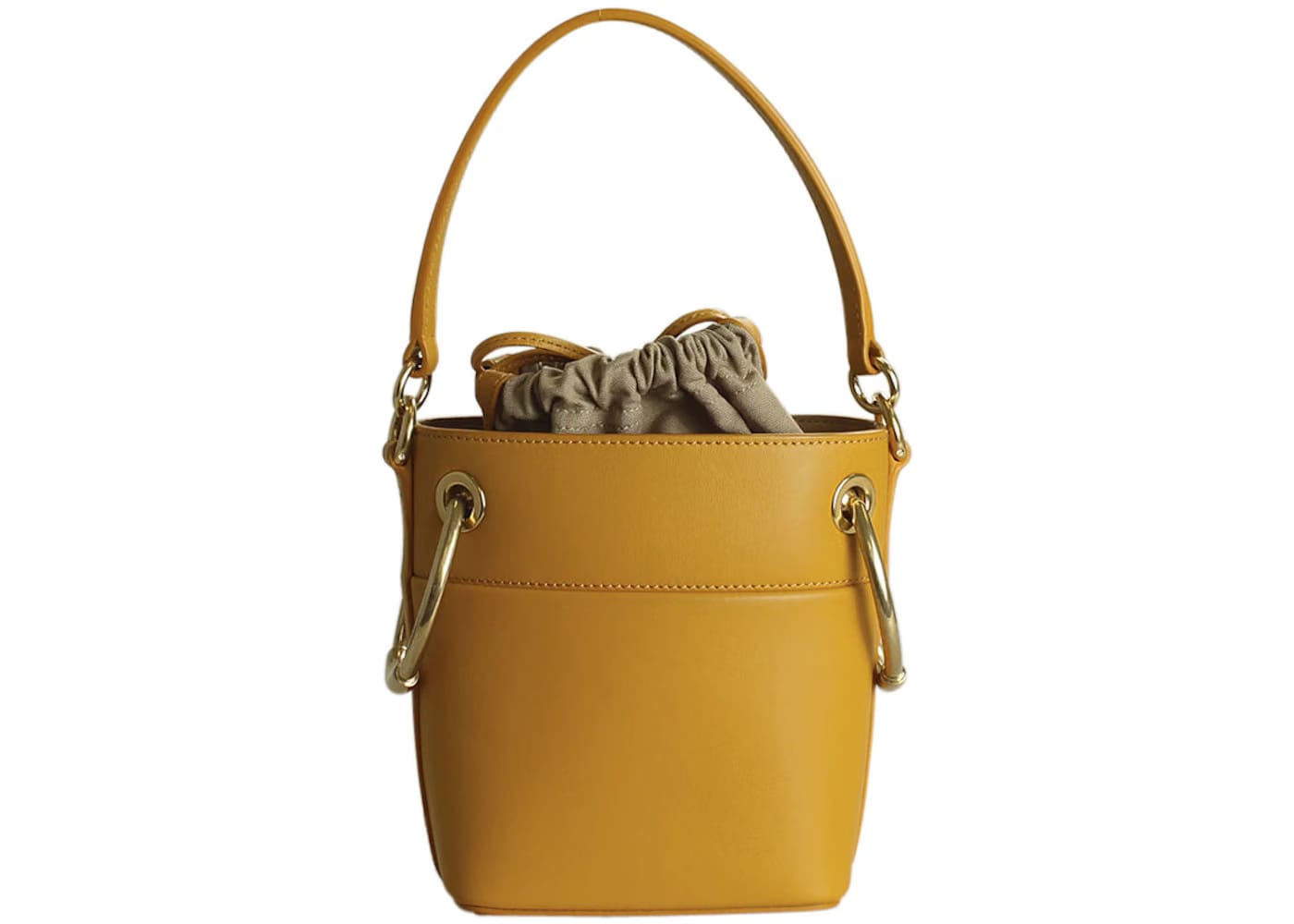 Chloe Roy Bucket Bag Small Yellow
