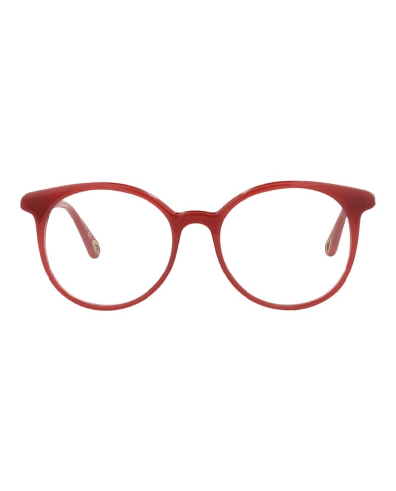 Chloe Round-Frame Bio Injection Optical Frames Orange Orange Transparent (CH0006O-30009871-004)