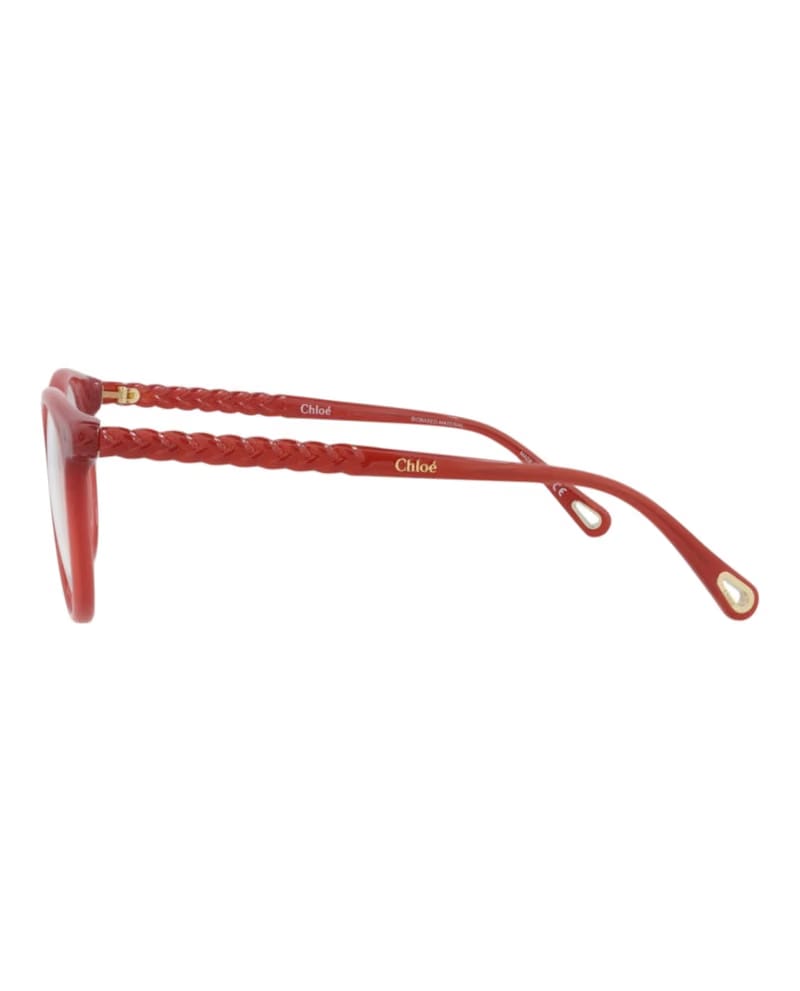 Chloe Round-Frame Bio Injection Optical Frames Orange Orange Transparent (CH0006O-30009871-004)