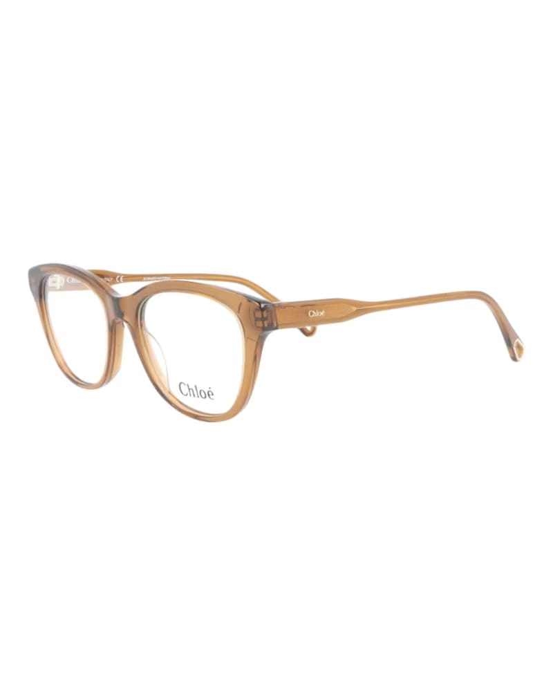 Chloe Cat Eye-Frame Bio Acetate Optical Frames Brown Brown (CH0085O-30012484-006)