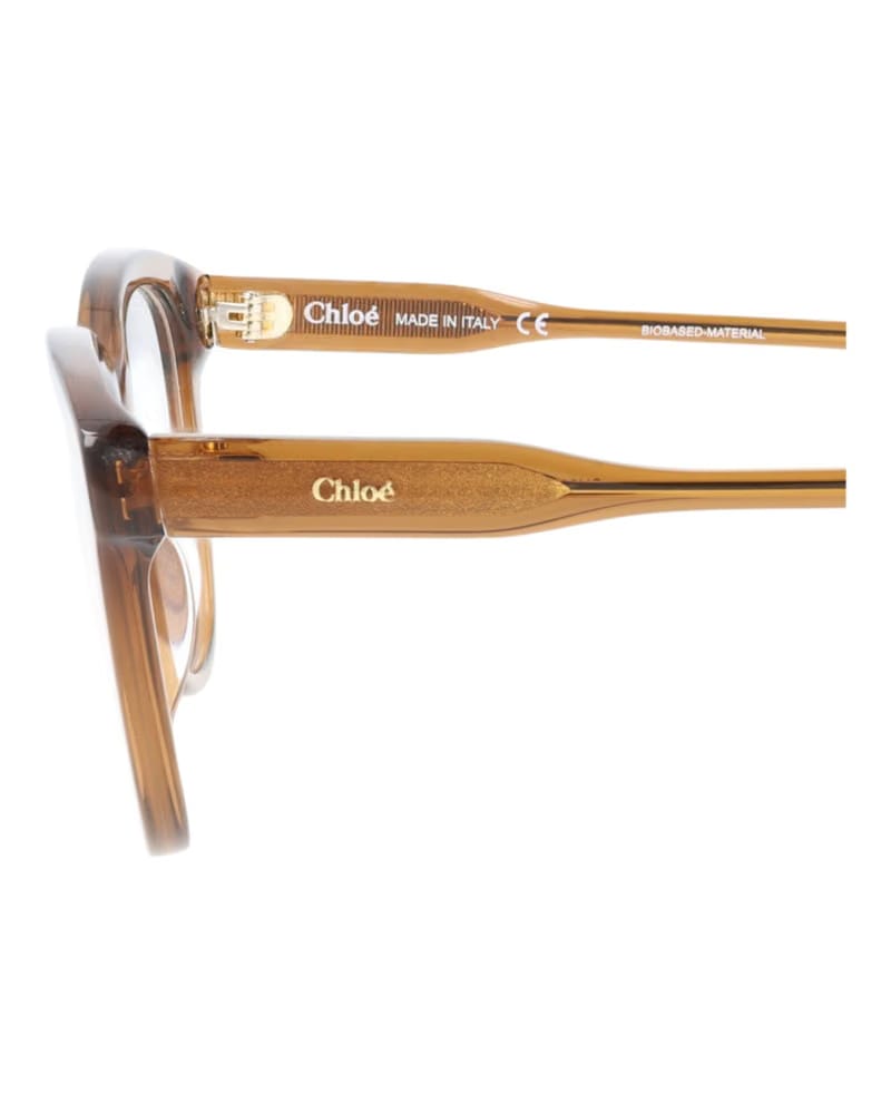 Chloe Cat Eye-Frame Bio Acetate Optical Frames Brown Brown (CH0085O-30012484-006)