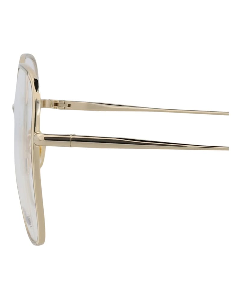Chloe Square-Frame Metal Optical Frames Gold Gold Transparent (CH0038O-30009845-005)