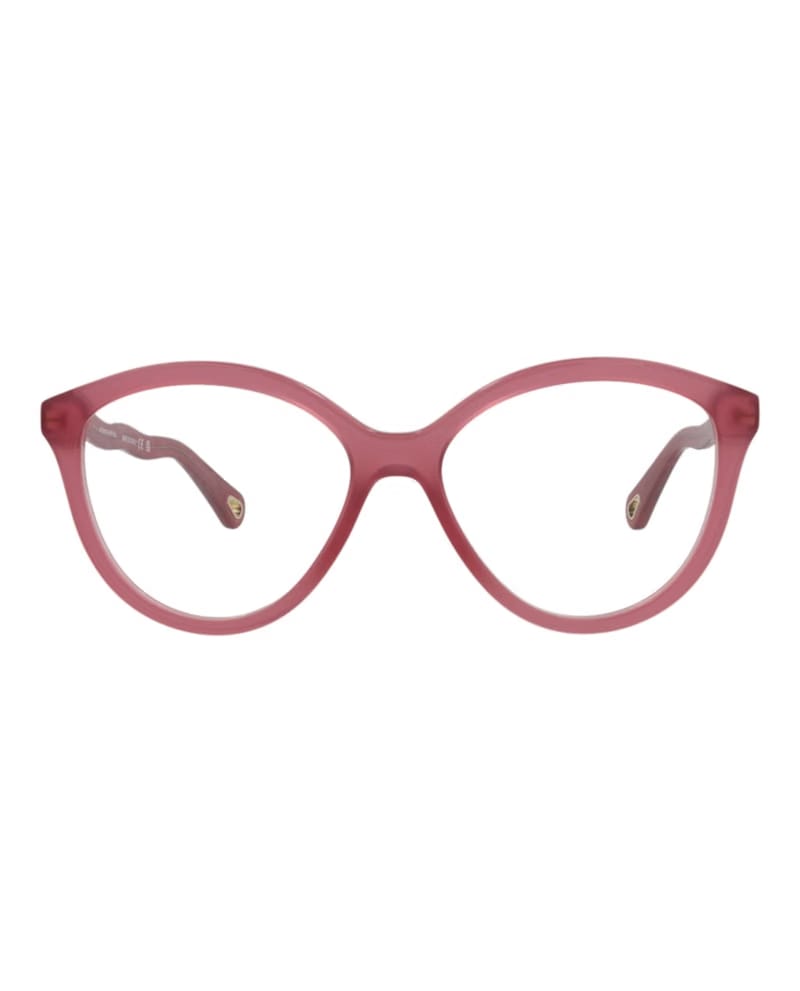 Chloe Cat Eye-Frame Bio Acetate Optical Frames Burgundy Burgundy Transparent (CH0089O-30012405-004)