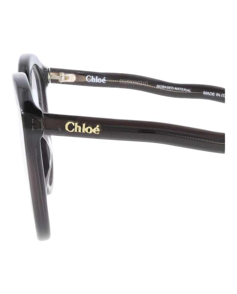 Chloe Cat Eye-Frame Bio Acetate Optical Frames Grey Grey Transparent (CH0089O-30012405-001)