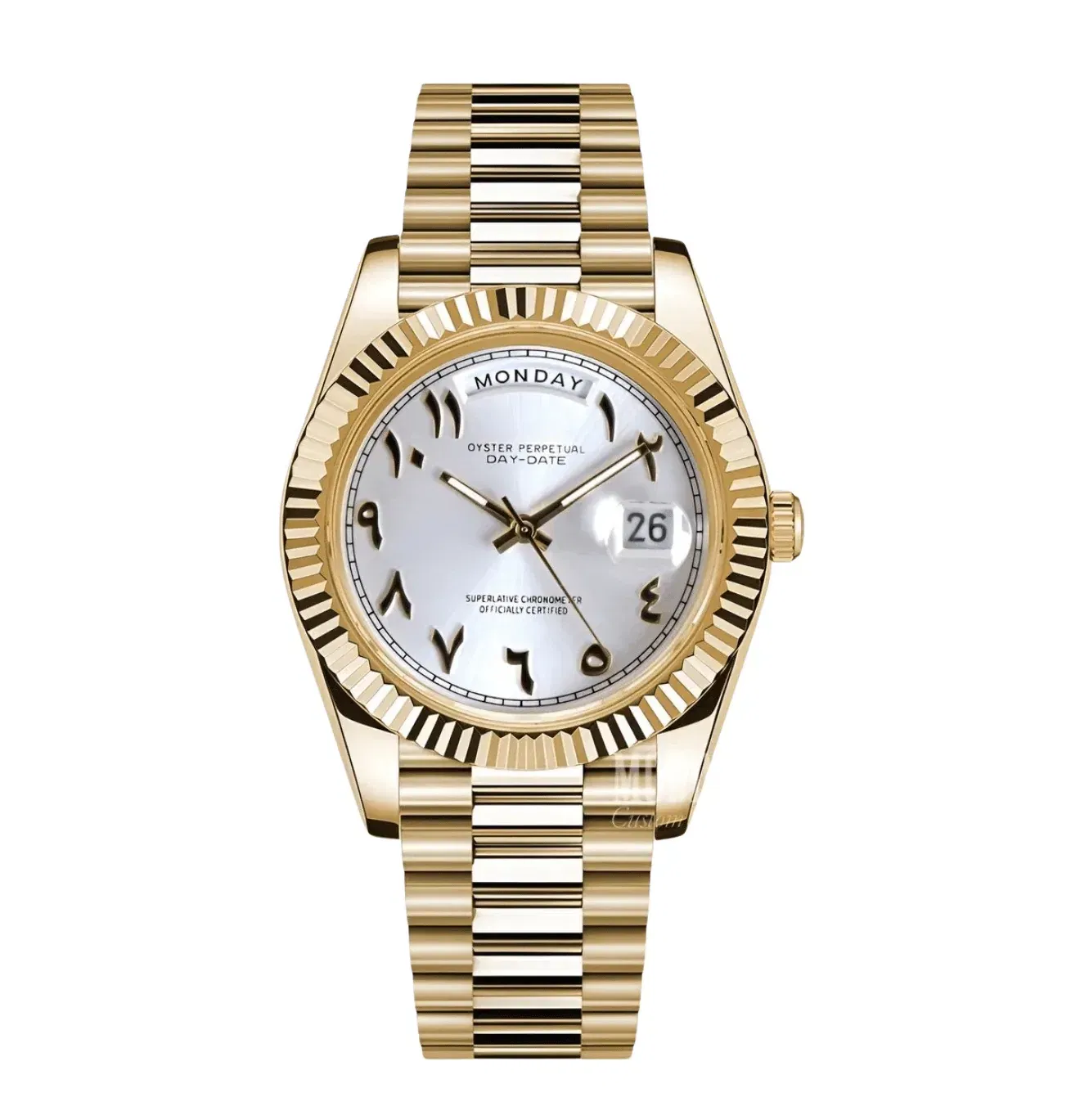 Day-Date Mod Gold Arabic White