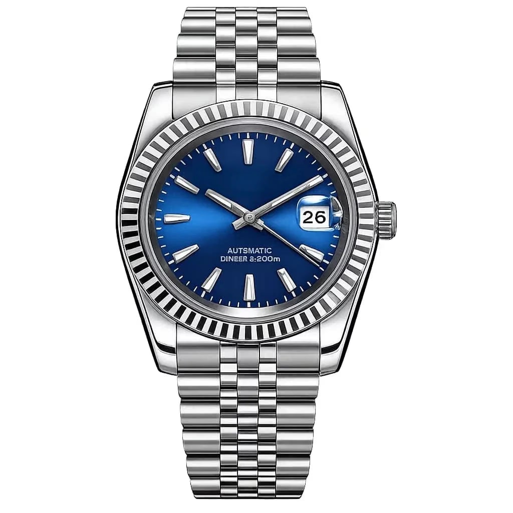 ModJust  Datejust "Blue" Watch