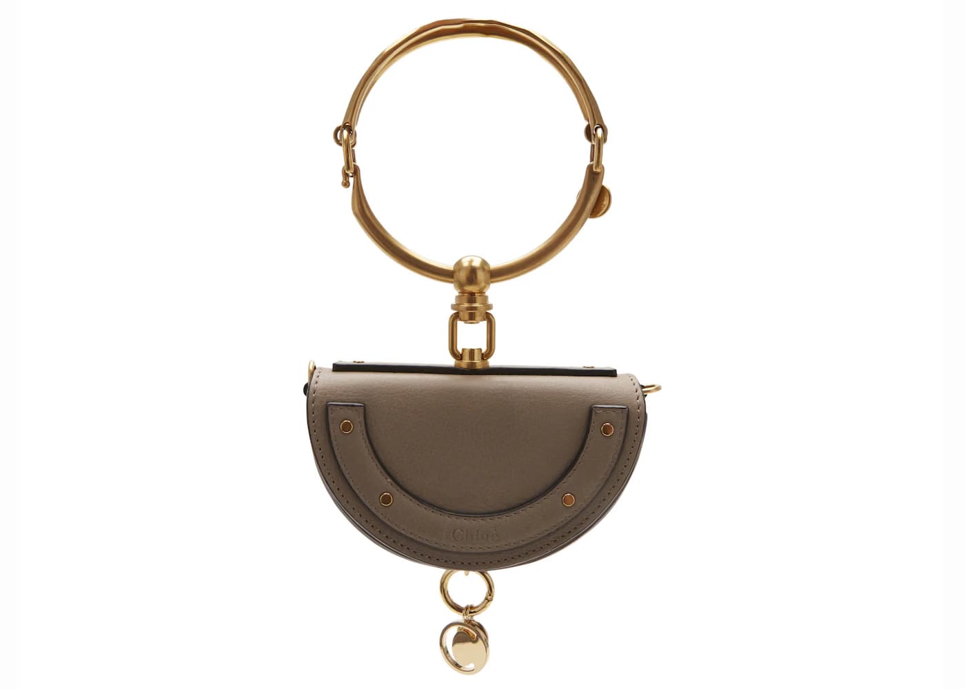 Chloe Nile Minaudiere Mini Motty Grey