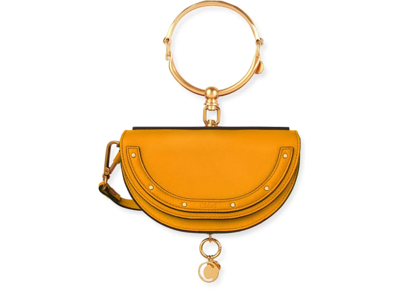 Chloe Nile Minaudiere Small Dark Ochre