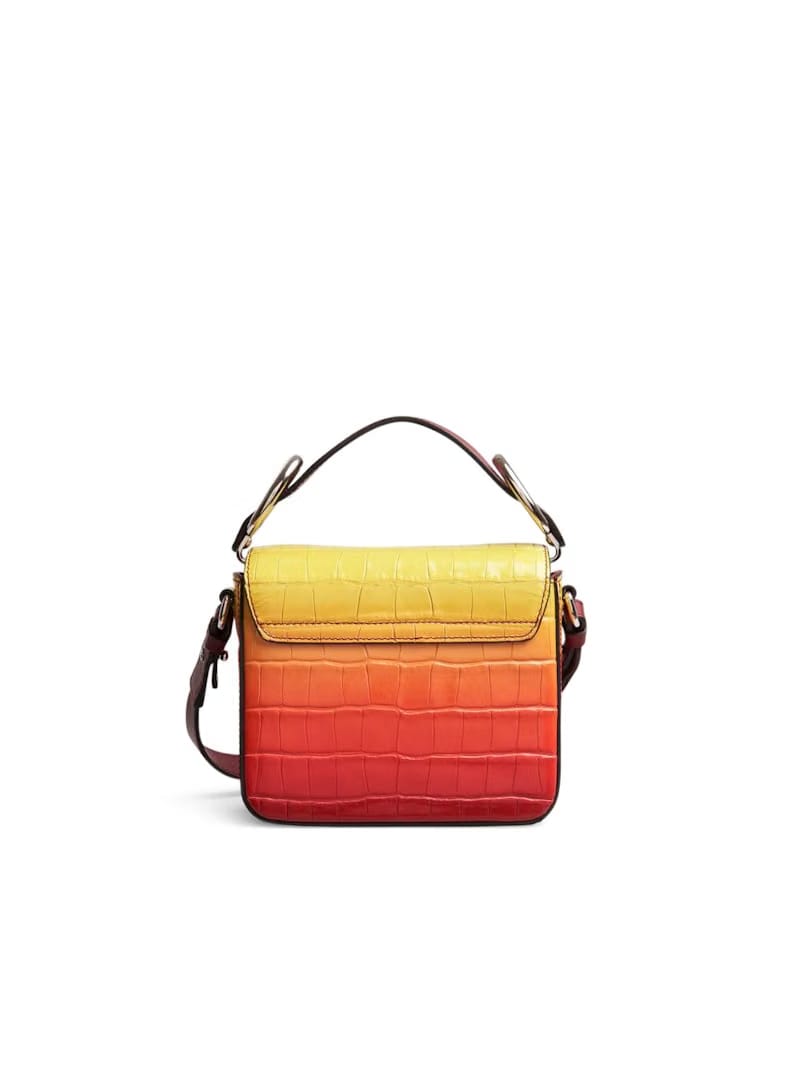 Chloe C Croco Mini Yellow/Red
