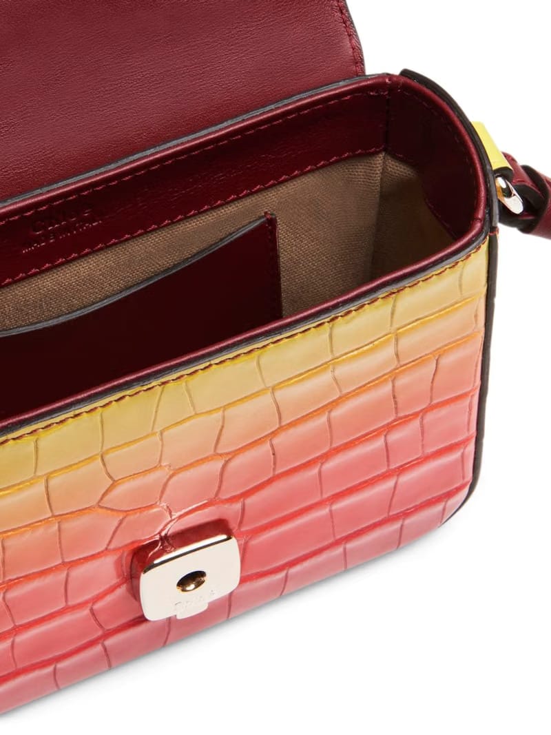 Chloe C Croco Mini Yellow/Red