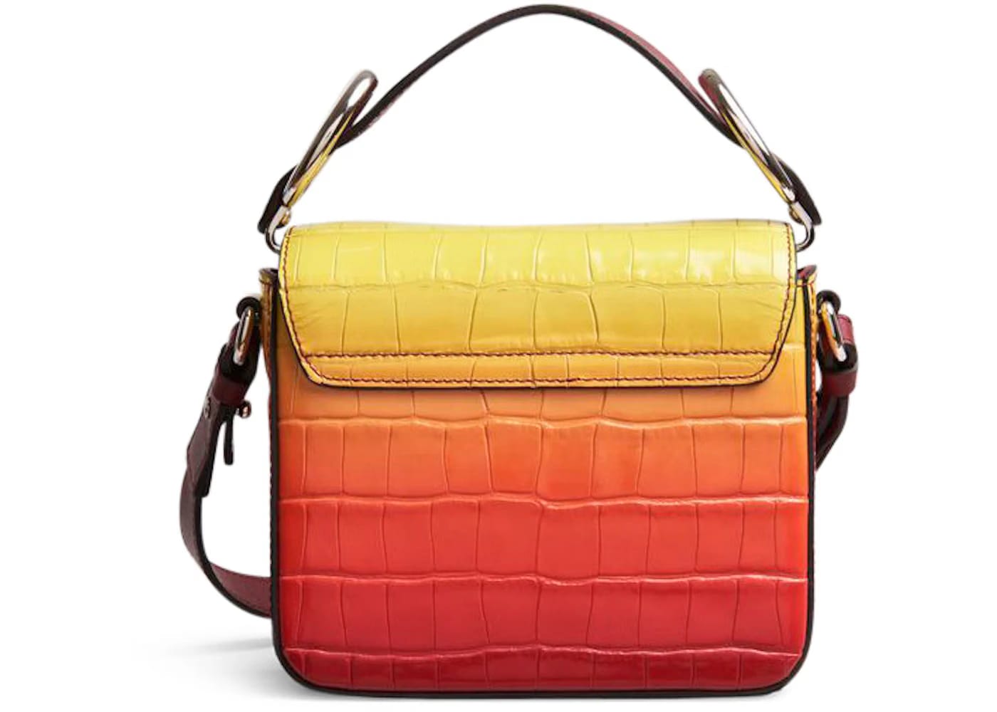 Chloe C Croco Mini Yellow/Red
