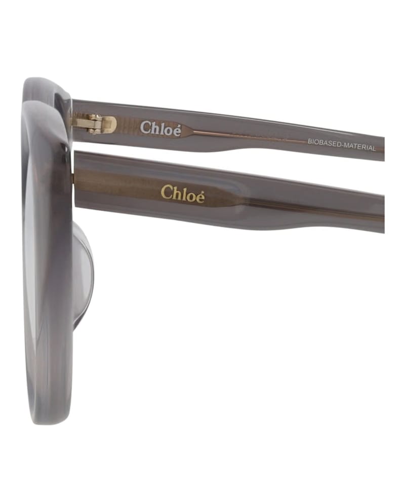Chloe Cat Eye-Frame Bio Acetate Optical Frames Grey Grey Transparent (CH0052OA-30011513-001)