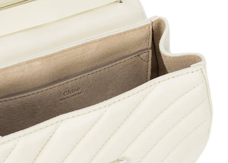 Chloe Drew Bijou Crossbody Mini Natural White