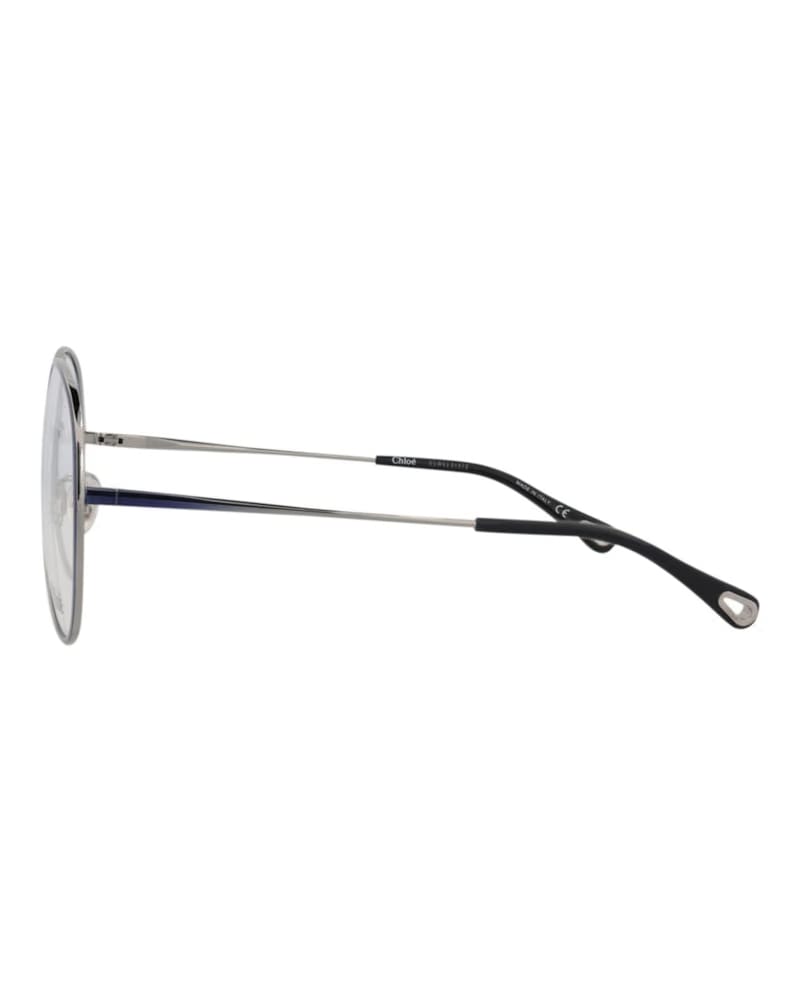 Chloe Aviator-Frame Metal Optical Frames Blue Blue Transparent (CH0019O-30009854-001)