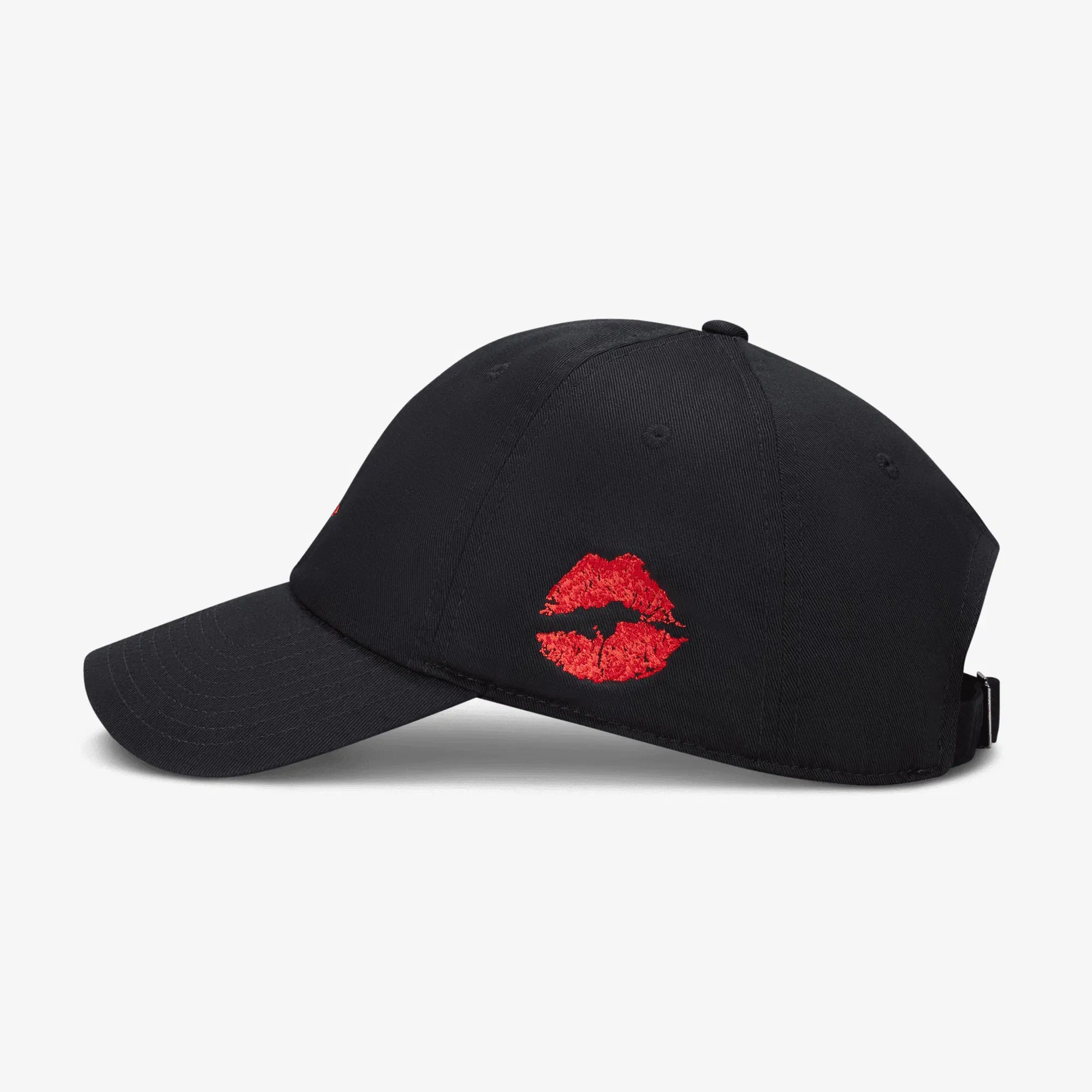 Jordan CLUB UNSTRUCTURED CAP { BLACK/ CHILE RED
