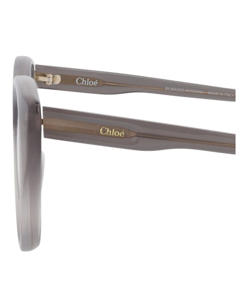 Chloe Cat Eye-Frame Bio Acetate Optical Frames Grey Grey Transparent (CH0052O-30011440-006)