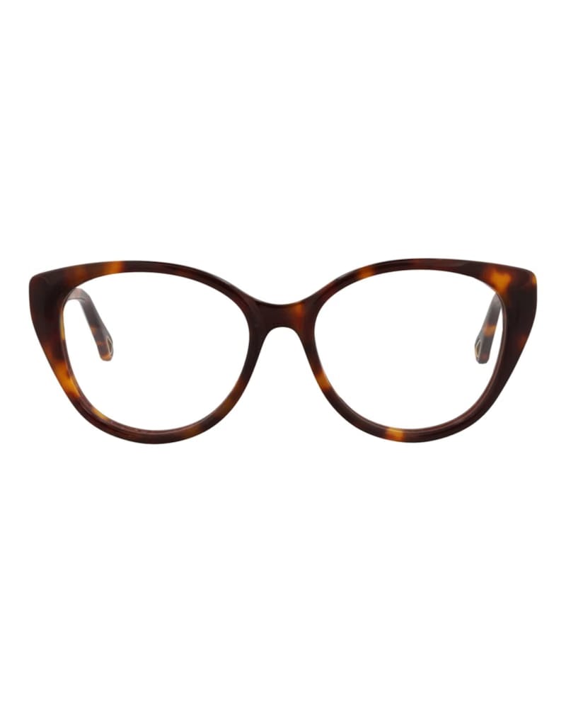 Chloe Cat Eye-Frame Bio Acetate Optical Frames Havana Havana Transparent (CH0052O-30011440-005)
