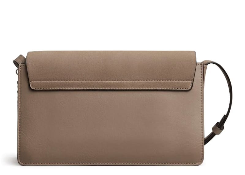 Chloe Faye Smooth/Suede Small Motty Grey