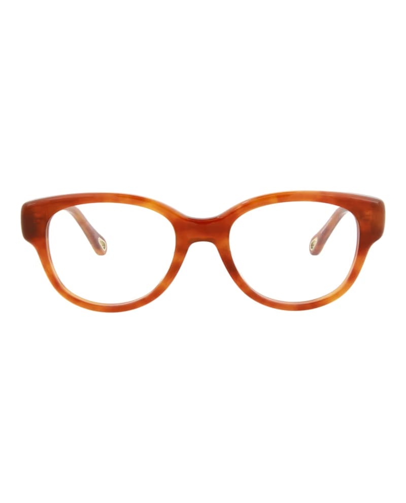 Chloe Square-Frame Bio Acetate Optical Frames Havana Havana Transparent (CH0124O-30013652-002)
