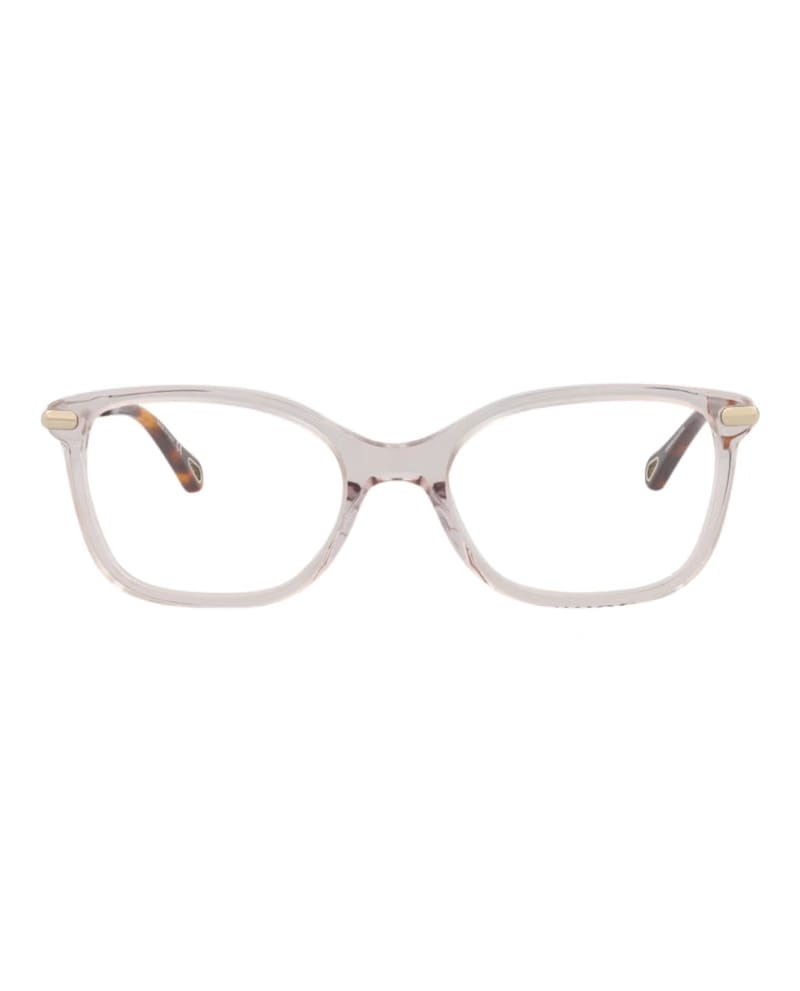 Chloe Square-Frame Bio Acetate Optical Frames Pink Gold Transparent (CH0059O-30011441-003)