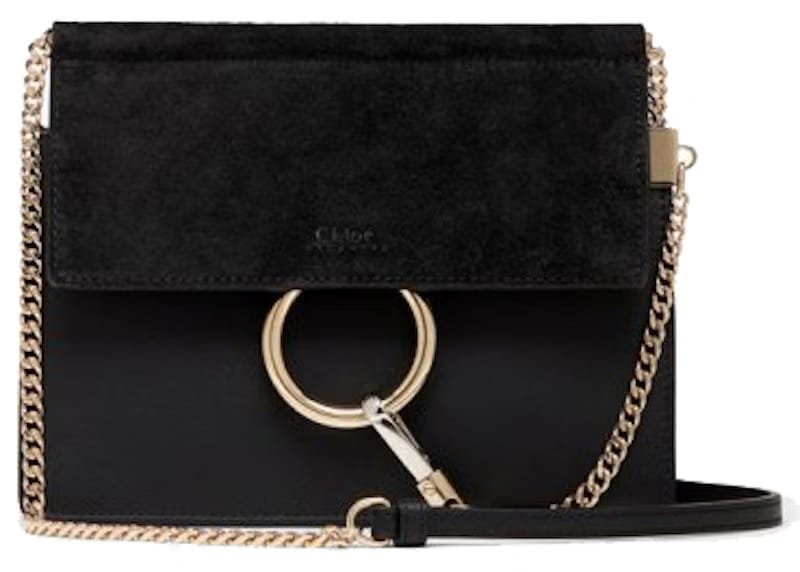 Chloe Faye Top Handle Bag Small Black