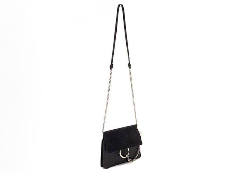 Chloe Faye Top Handle Bag Small Black