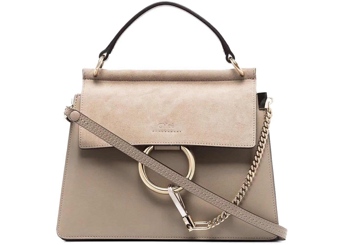 Chloe Faye Top Handle Bag Small Black