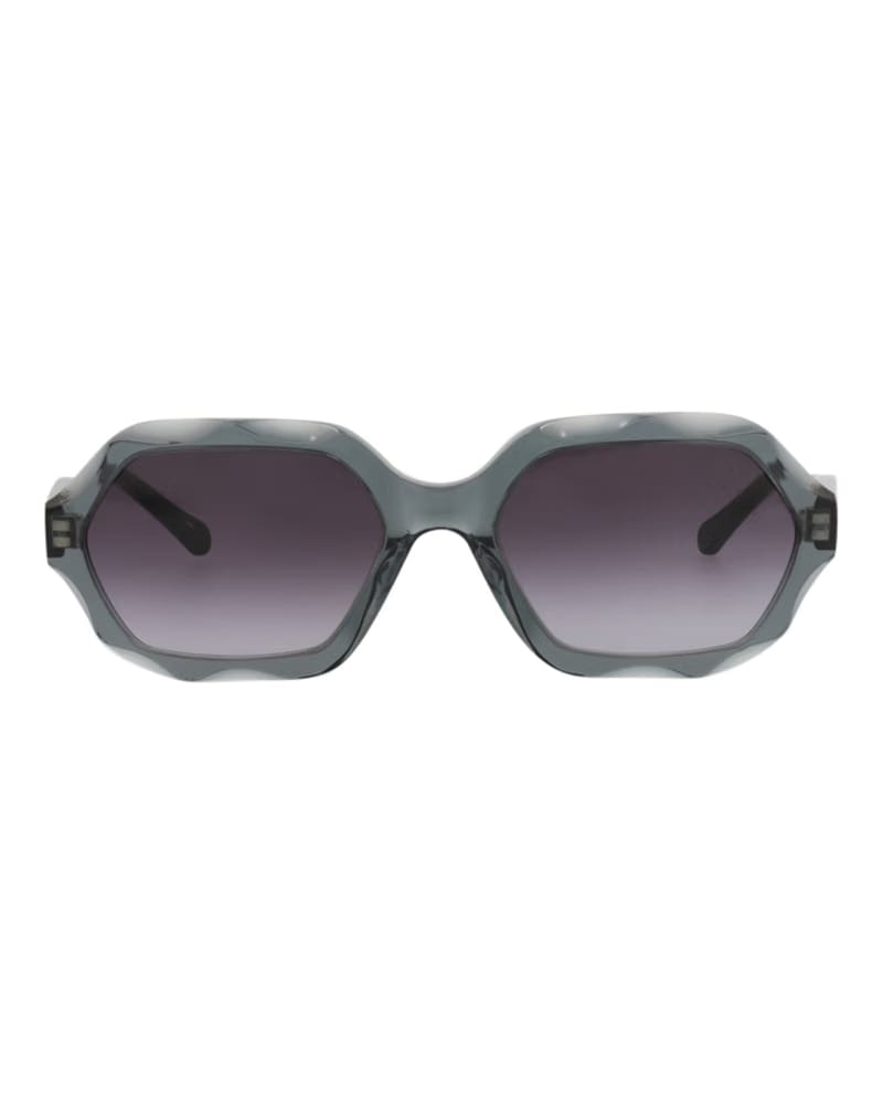Chloe Square-Frame Recycled Acetate Sunglasses Grey Black Grey (CH0227S-30015142-001)