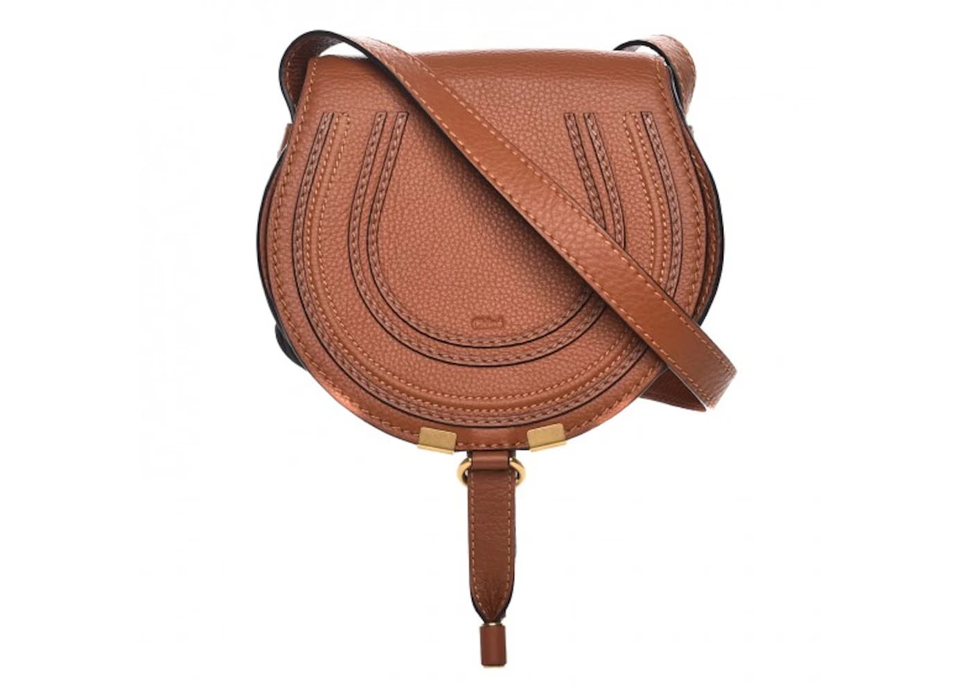 Chloe Marcie Crossbody Small Tan
