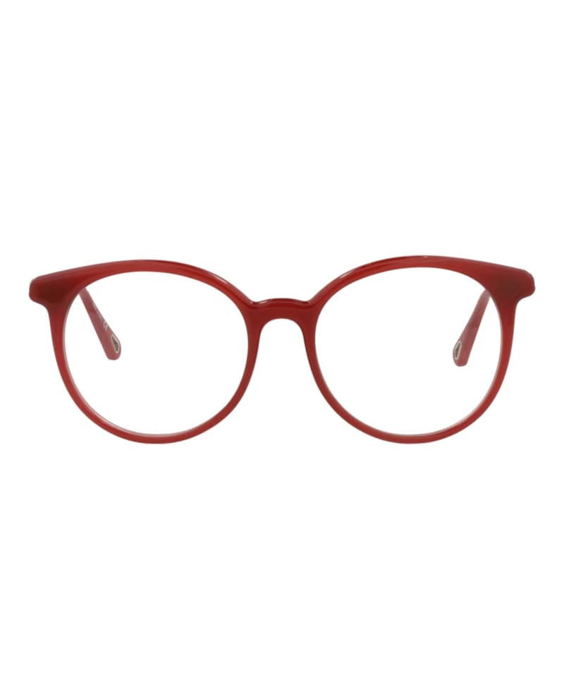 Chloe Round-Frame Bio Injection Optical Frames Orange Orange Transparent (CH0006O-30009871-008)