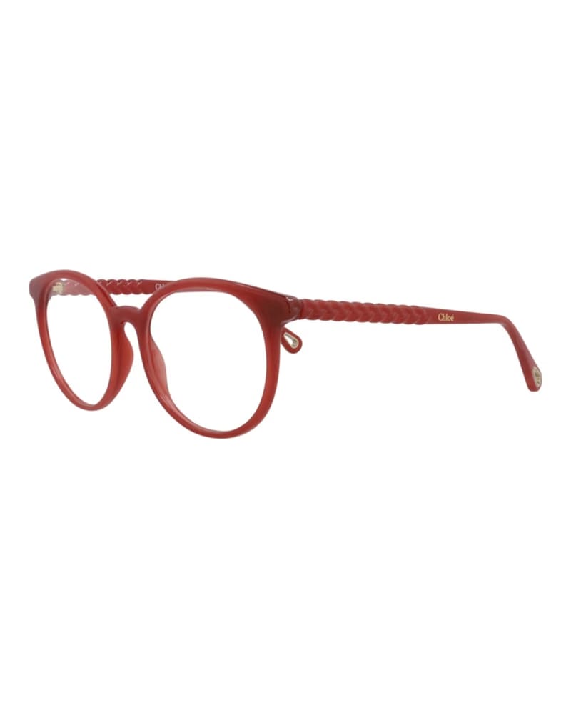Chloe Round-Frame Bio Injection Optical Frames Orange Orange Transparent (CH0006O-30009871-008)