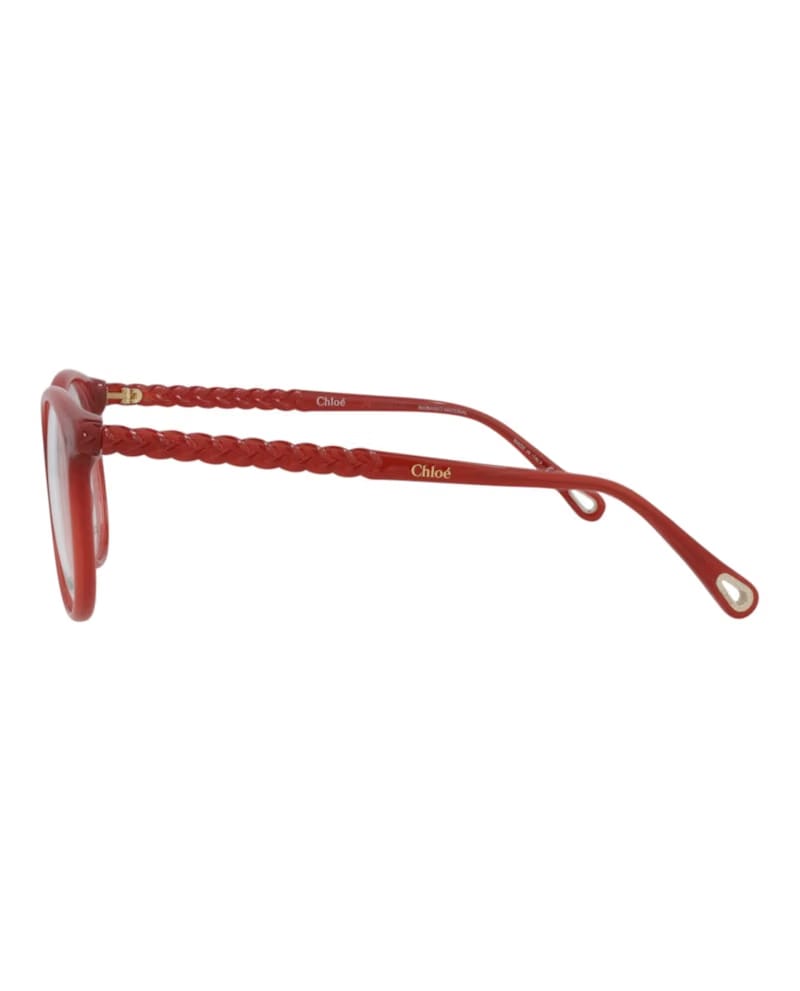 Chloe Round-Frame Bio Injection Optical Frames Orange Orange Transparent (CH0006O-30009871-008)