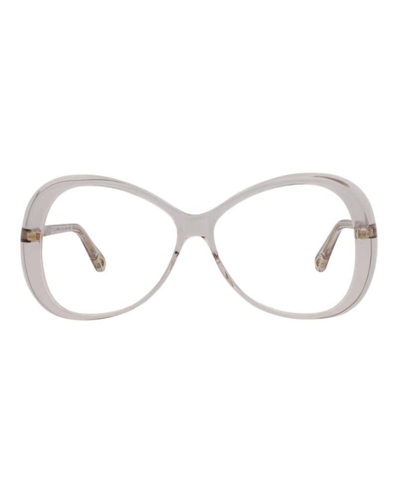 Chloe Round-Frame Bio Acetate Optical Frames Pink Pink Transparent (CH0011O-30009851-002)