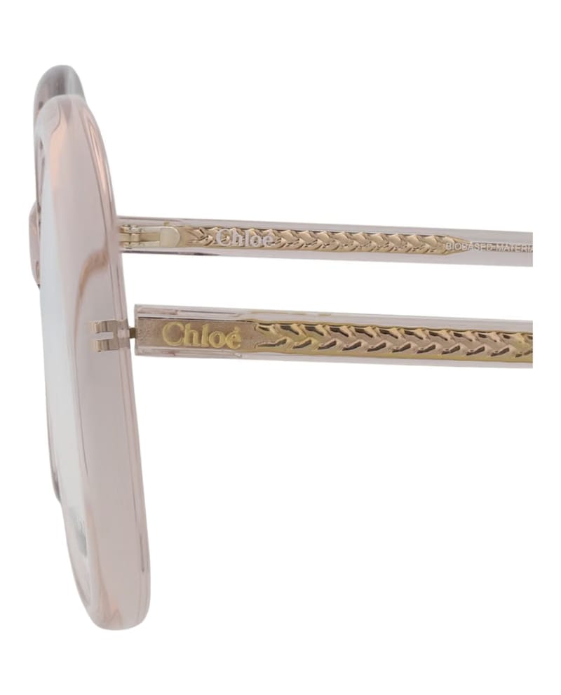 Chloe Round-Frame Bio Acetate Optical Frames Pink Pink Transparent (CH0011O-30009851-002)