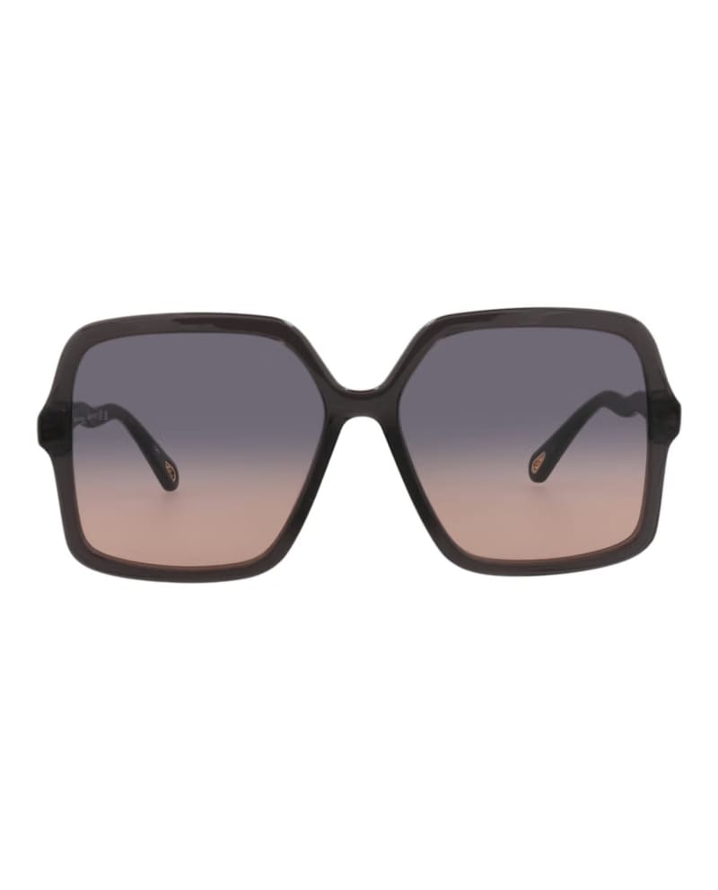 Chloe Square-Frame Bio Acetate Sunglasses Grey Grey Blue (CH0086SA-30012858-001)