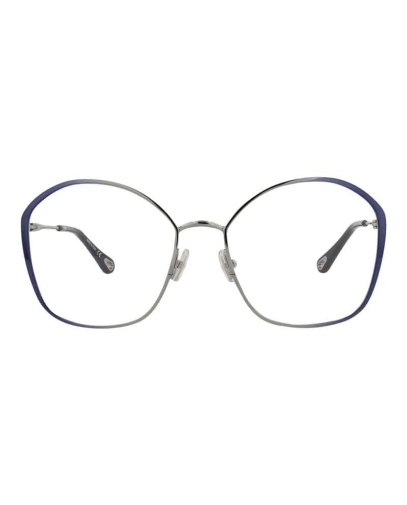 Chloe Square-Frame Metal Optical Frames Blue Blue Transparent (CH0017OA-30009909-001)