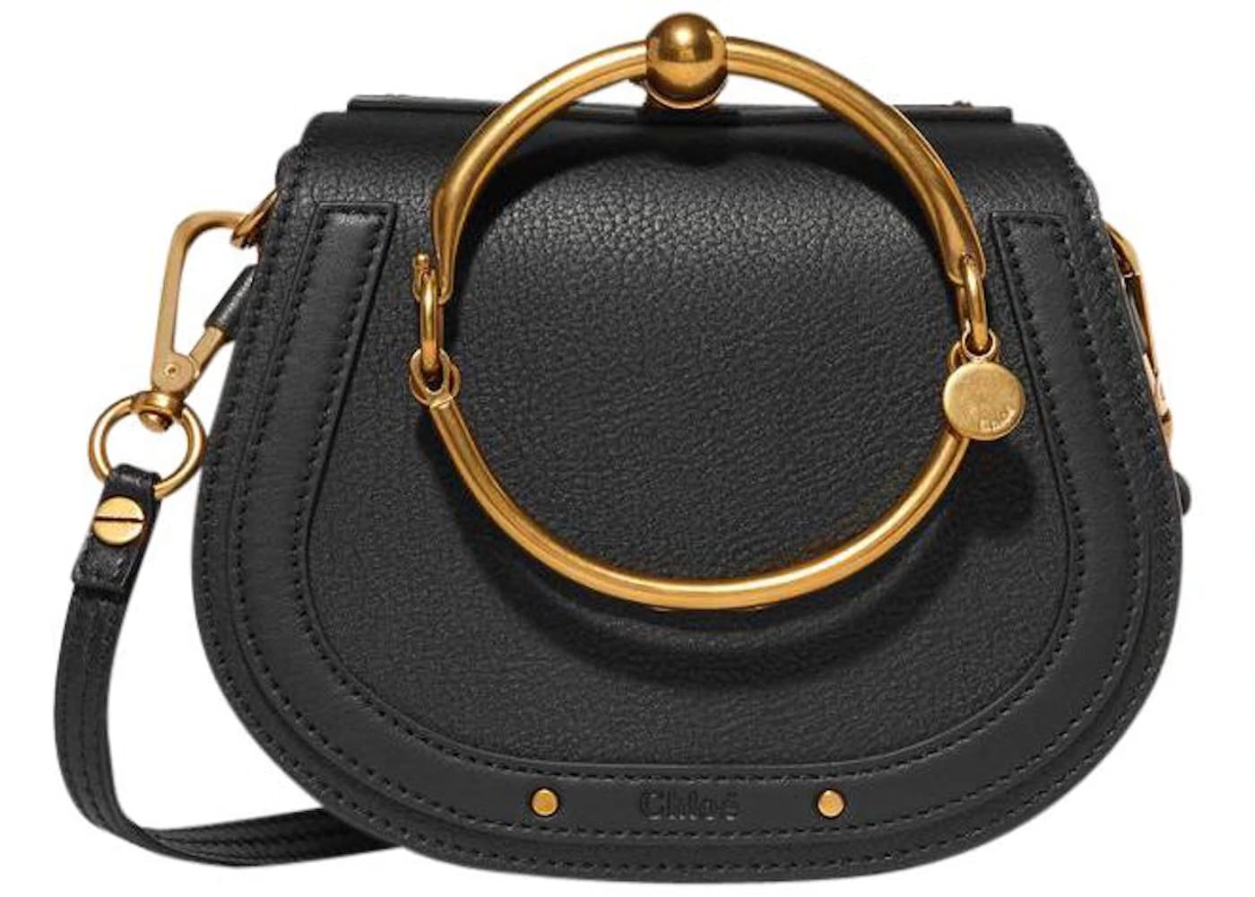 Chloe Nile Bracelet Crossbody Small Black