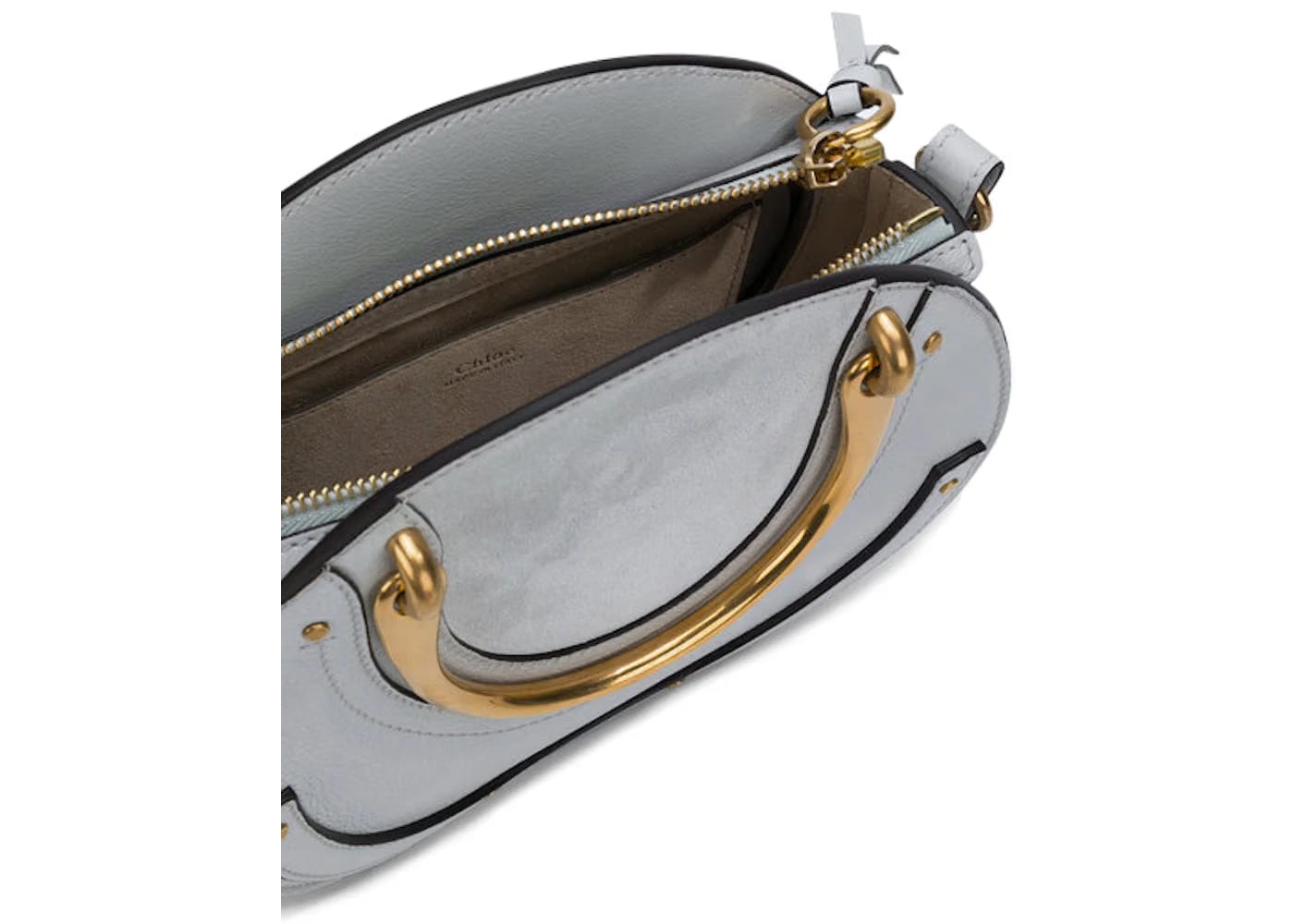 Chloe Pixie Crossbody Small Paste Grey