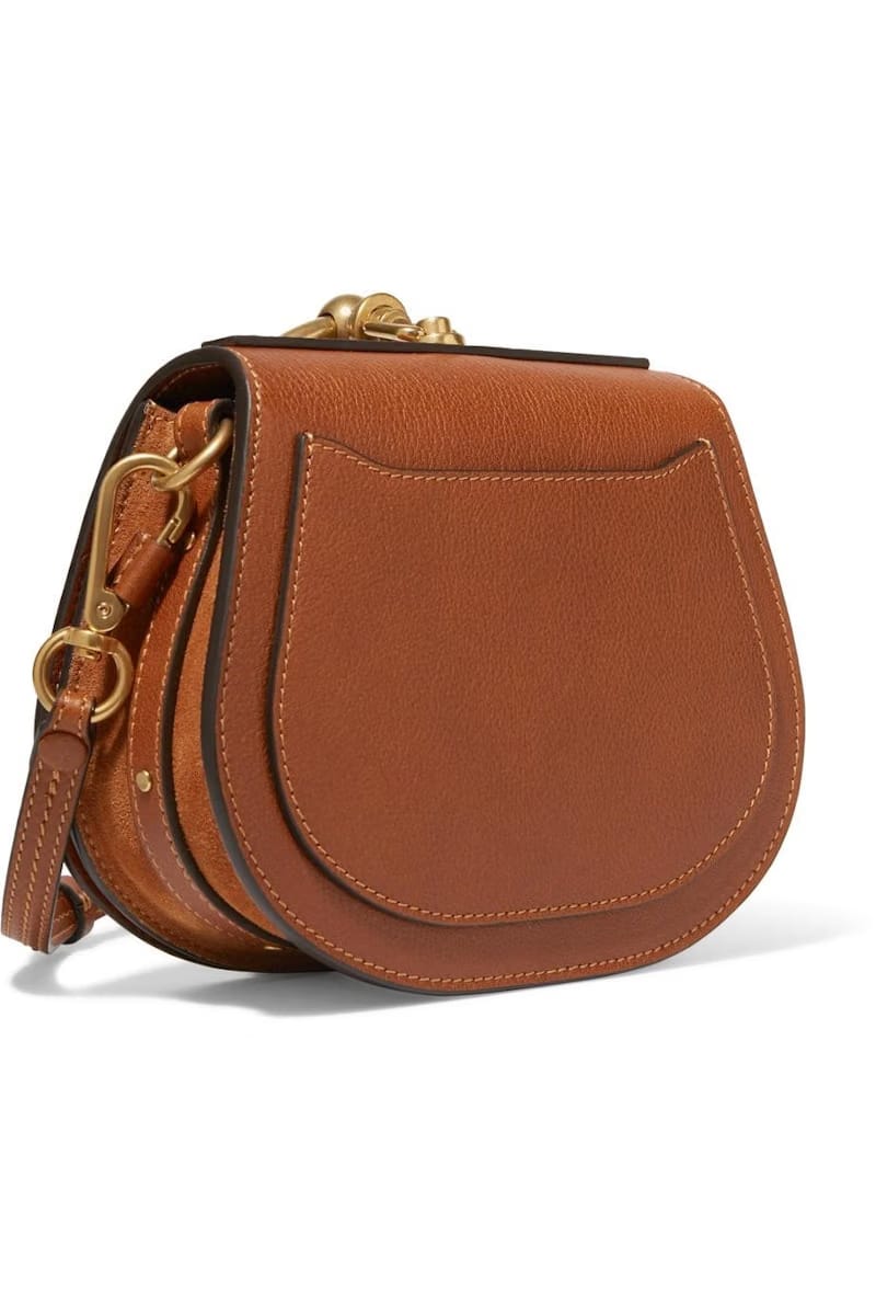 Chloe Nile Bracelet Crossbody Small Tan